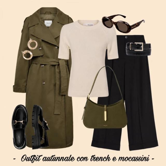 Look autunnale con trench color oliva: come essere elegante e di tendenza questa stagione? Look autunnale con trench color oliva: come essere elegante e di tendenza questa stagione?