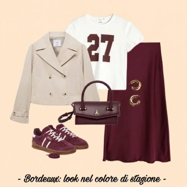 Un look con il borgogna protagonista: l’outfit perfetto per l’autunno 2024 Un look con il borgogna protagonista: l’outfit perfetto per l’autunno 2024